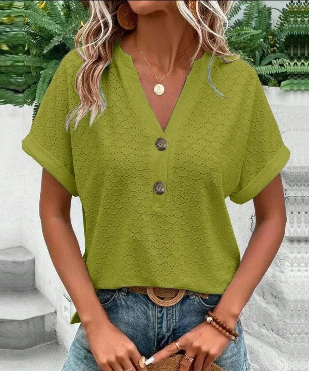 Fashion Casual Vintage Elegant Summer Streetwear Blouse - Necessary Clothing Store