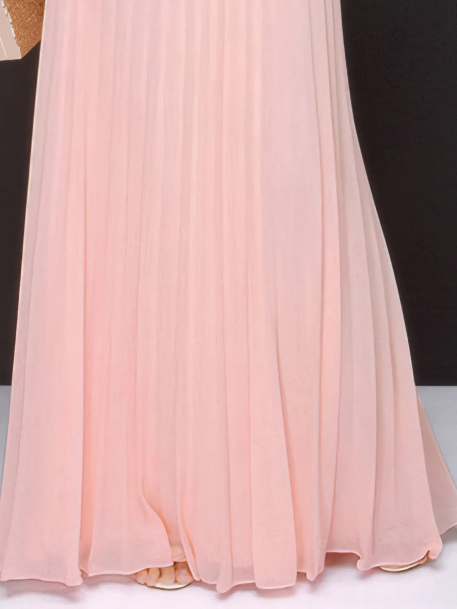 Pleated Sleeveless Maxi Cami Dress - Necessary Clothing