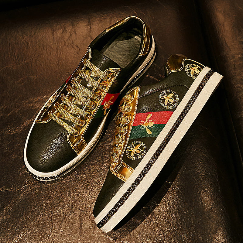 Stylish Brand Embroidered Skateboarding Sneakers - Necessary Clothing Store