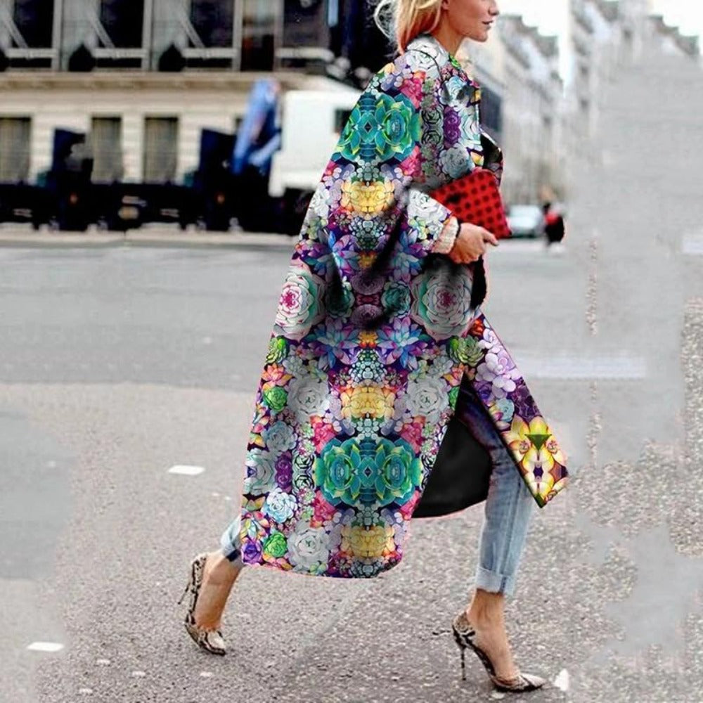 Retro Fashion Long Coat 4XL - 5XL Sizes - Necessary Clothing Store