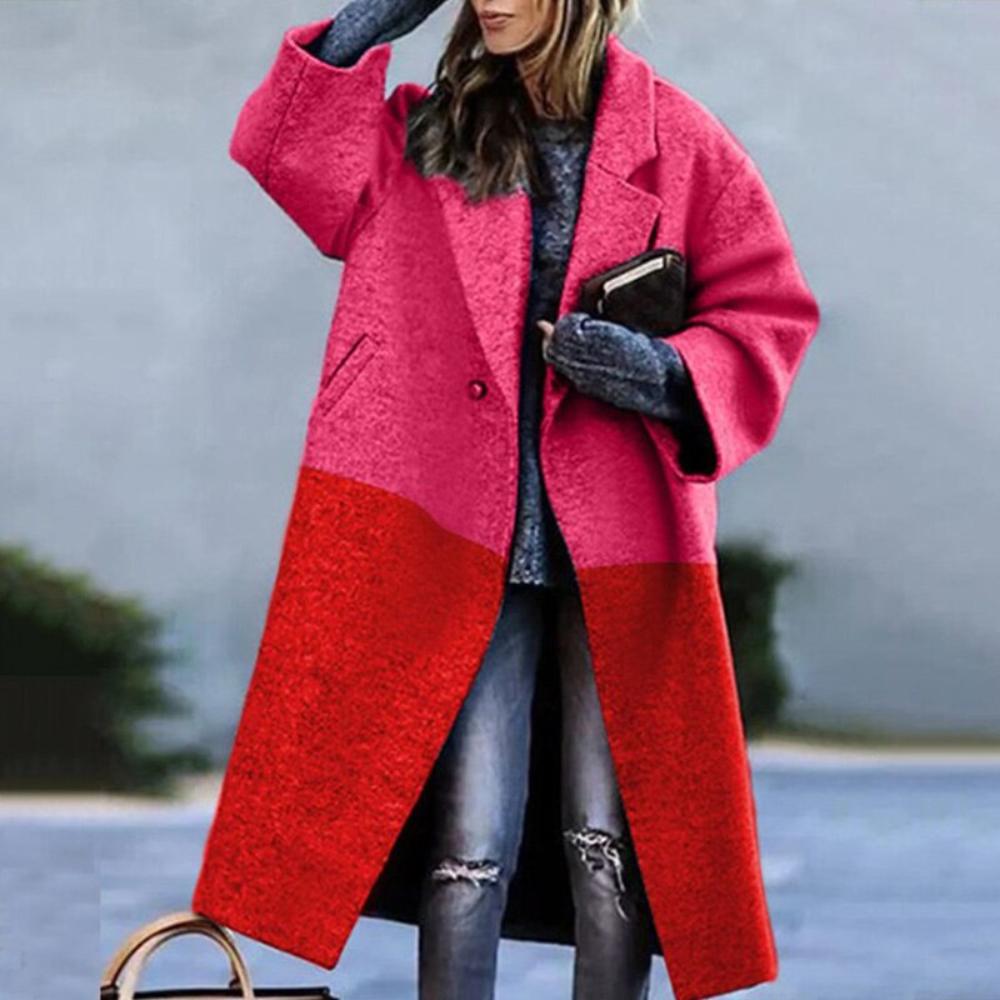 Elegant Outwear Single Button Coat Loose Wool Cardigan - Necessary Clothing Store