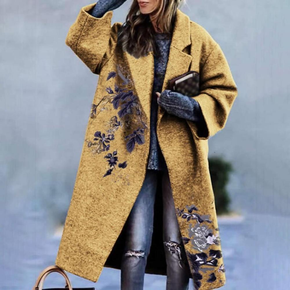 Elegant Outwear Single Button Coat Loose Wool Cardigan - Necessary Clothing Store