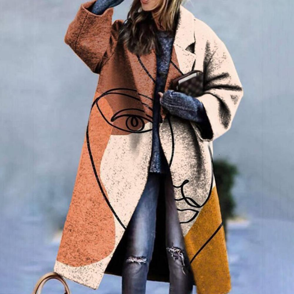 Elegant Outwear Single Button Coat Loose Wool Cardigan - Necessary Clothing Store