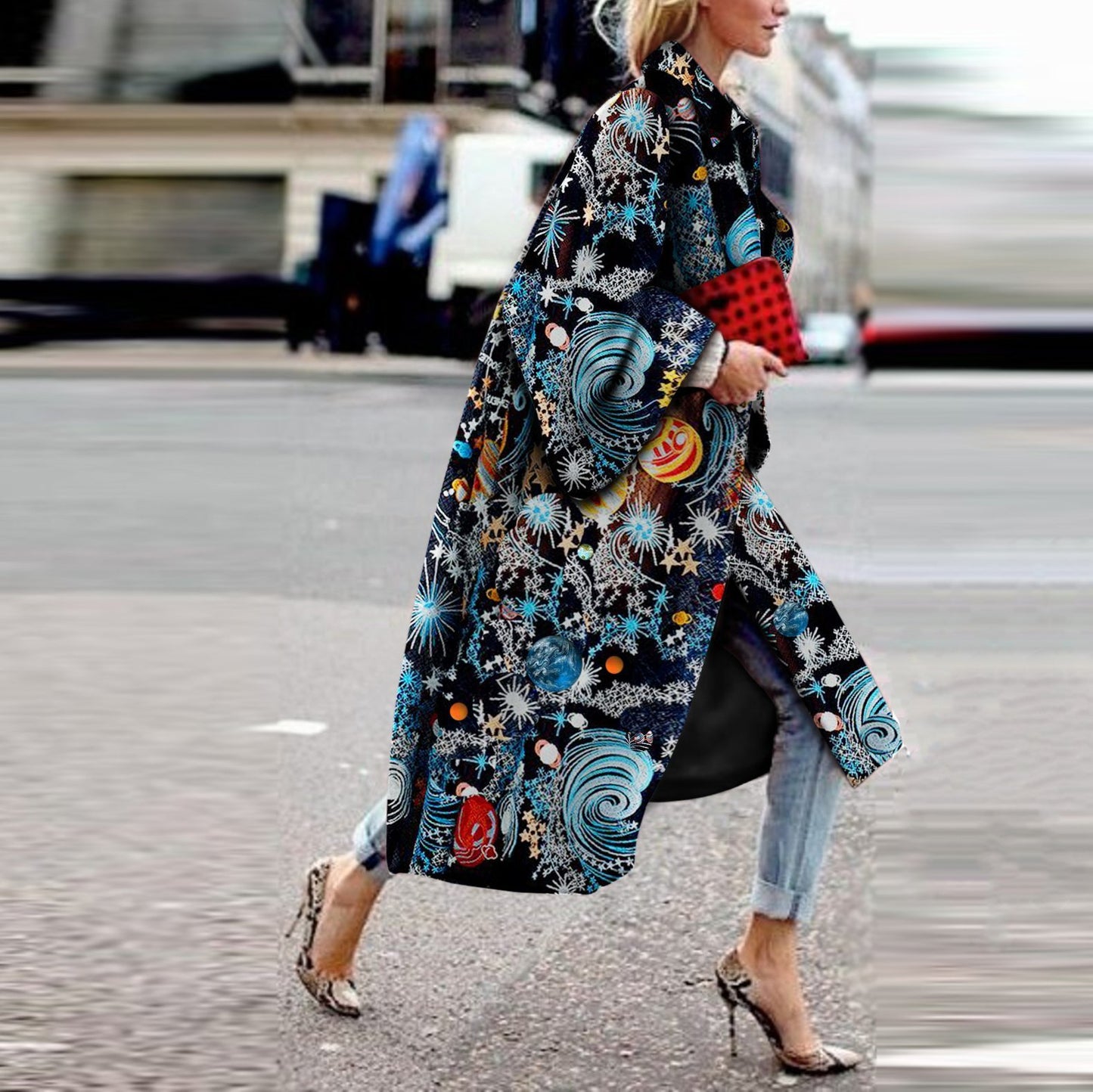 Retro Fashion Long Coat 4XL - 5XL Sizes - Necessary Clothing Store