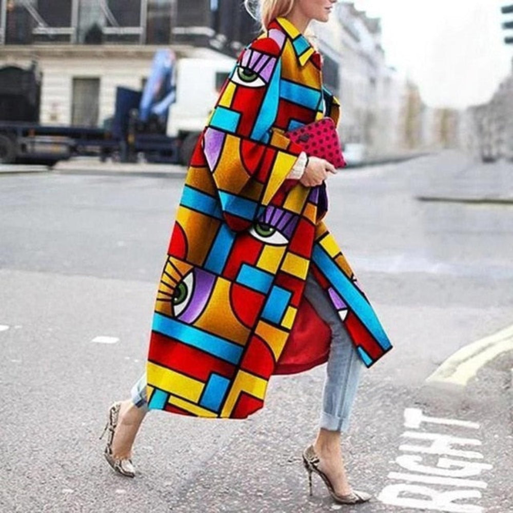 Retro Fashion Long Coat 4XL - 5XL Sizes | Necessary Clothing