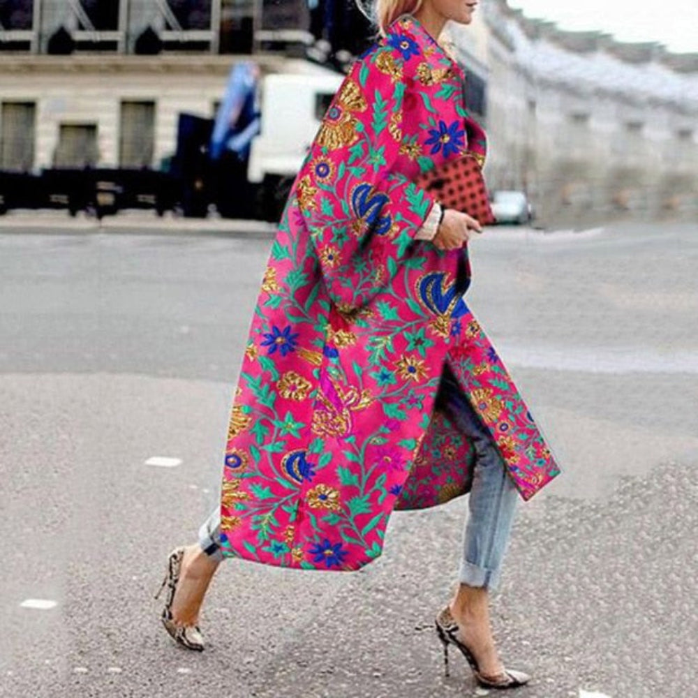 Retro Fashion Long Coat 4XL - 5XL Sizes | Necessary Clothing
