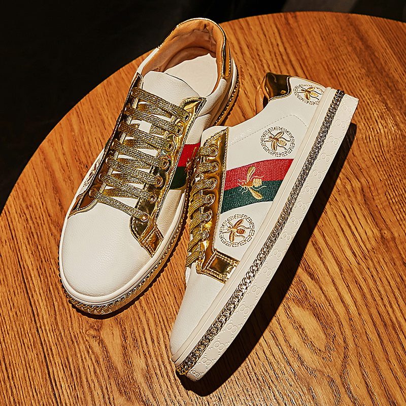 Stylish Brand Embroidered Skateboarding Sneakers - Necessary Clothing Store