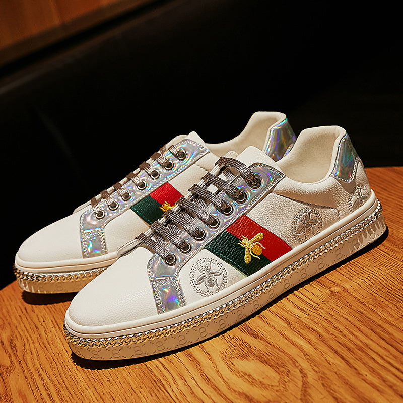 Stylish Brand Embroidered Skateboarding Sneakers - Necessary Clothing Store