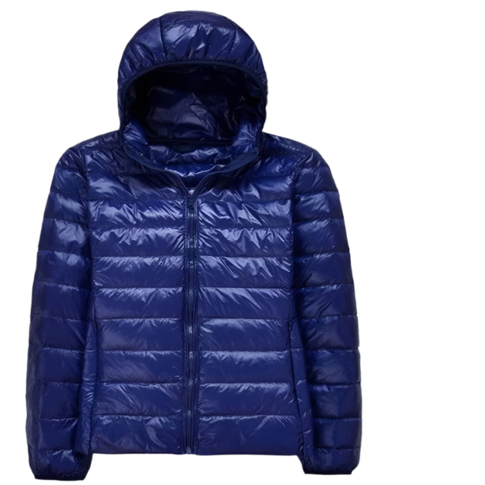Ultralight Thin Duck Down Hooded Long Sleeve Warm Portable Coat - Necessary Clothing Store