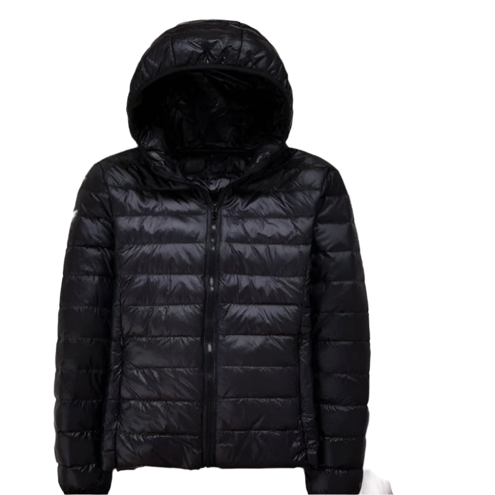 Ultralight Thin Duck Down Hooded Long Sleeve Warm Portable Coat - Necessary Clothing Store