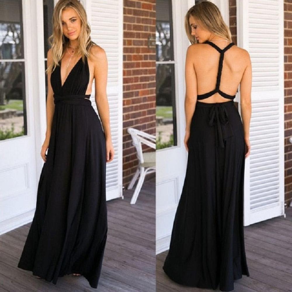 Bandage Long Dress - Necessary Clothing