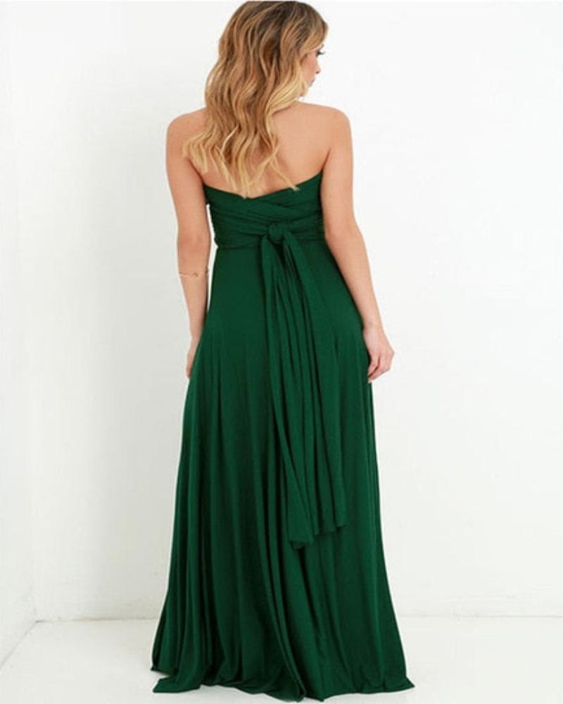 Bandage Long Dress - Necessary Clothing