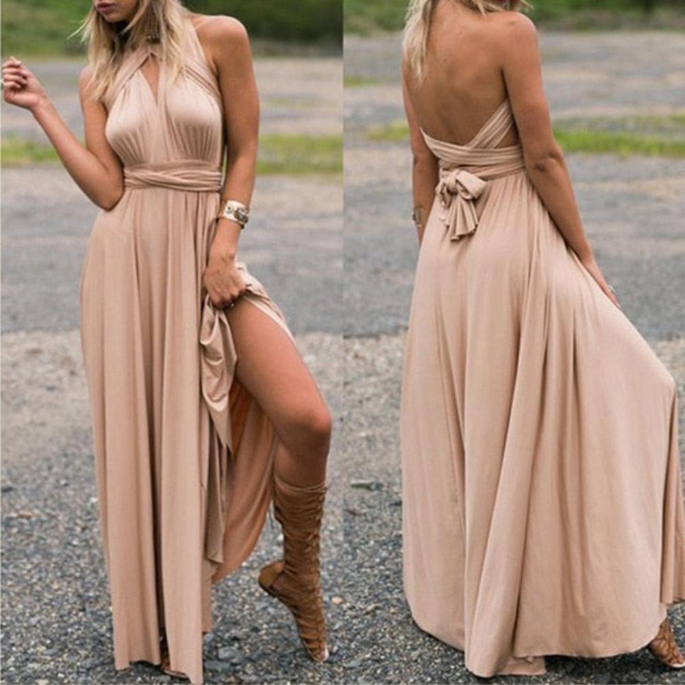 Bandage Long Dress - Necessary Clothing
