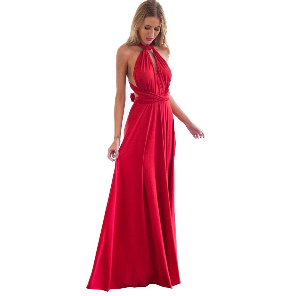 Bandage Long Dress - Necessary Clothing