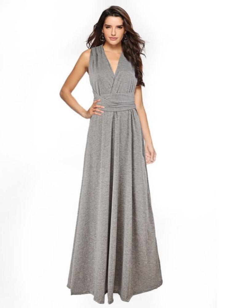 Bandage Long Dress - Necessary Clothing