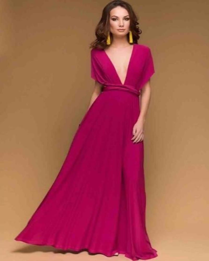 Bandage Long Dress - Necessary Clothing