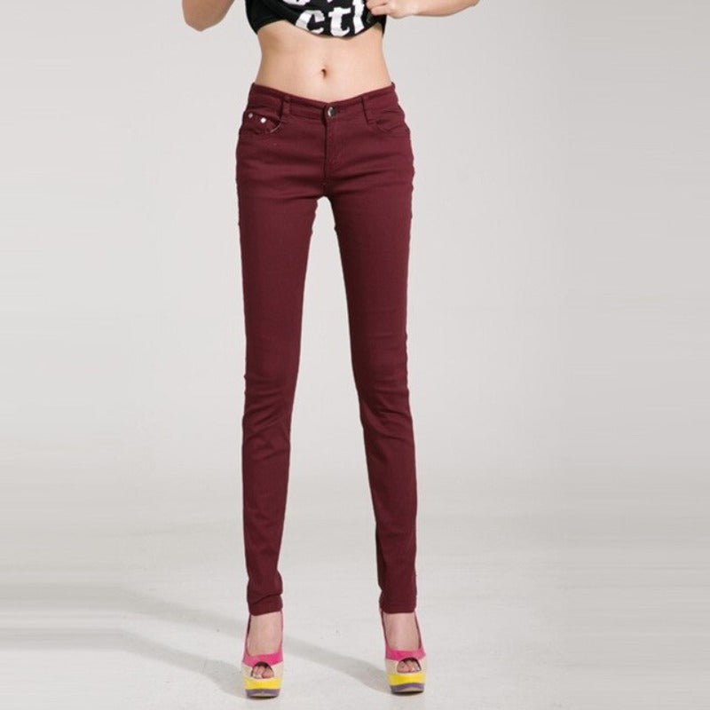 Casual Pants Slim Stretch Jeans - Necessary Clothing