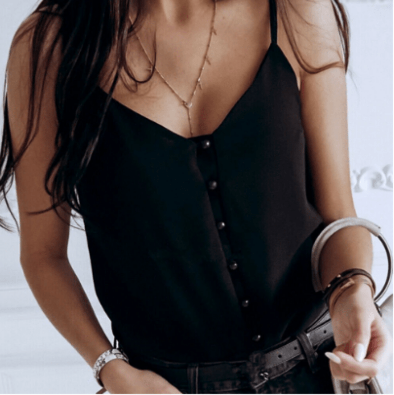 Spaghetti Strap Tank Sleeveless Top - Necessary Clothing