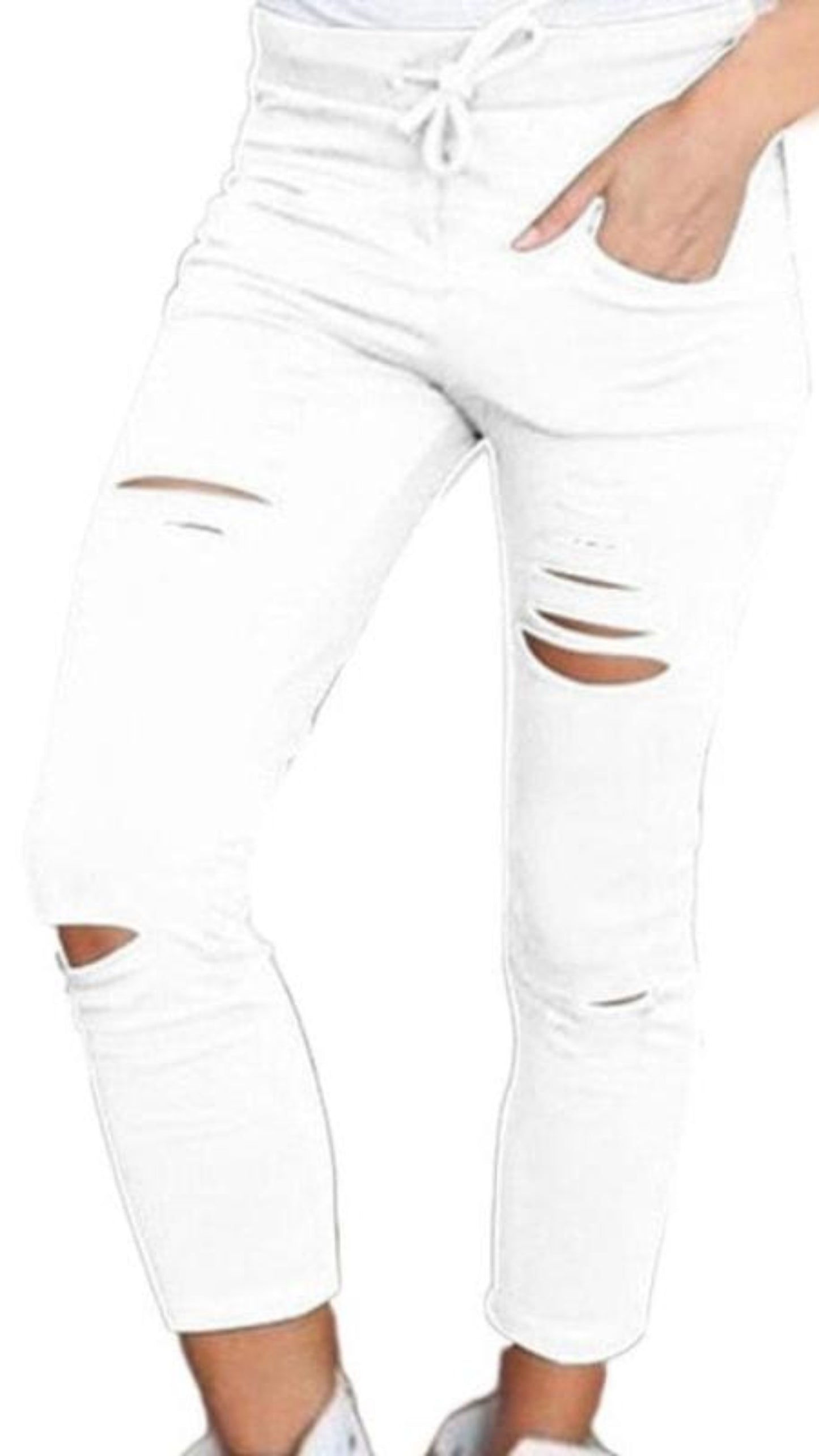 Cotton High Waist Stretch Jeans - Necessary Clothing