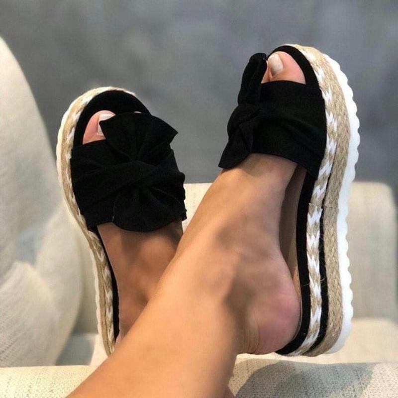 Fashion Slippers with Thick Platform - Necessary Clothing
