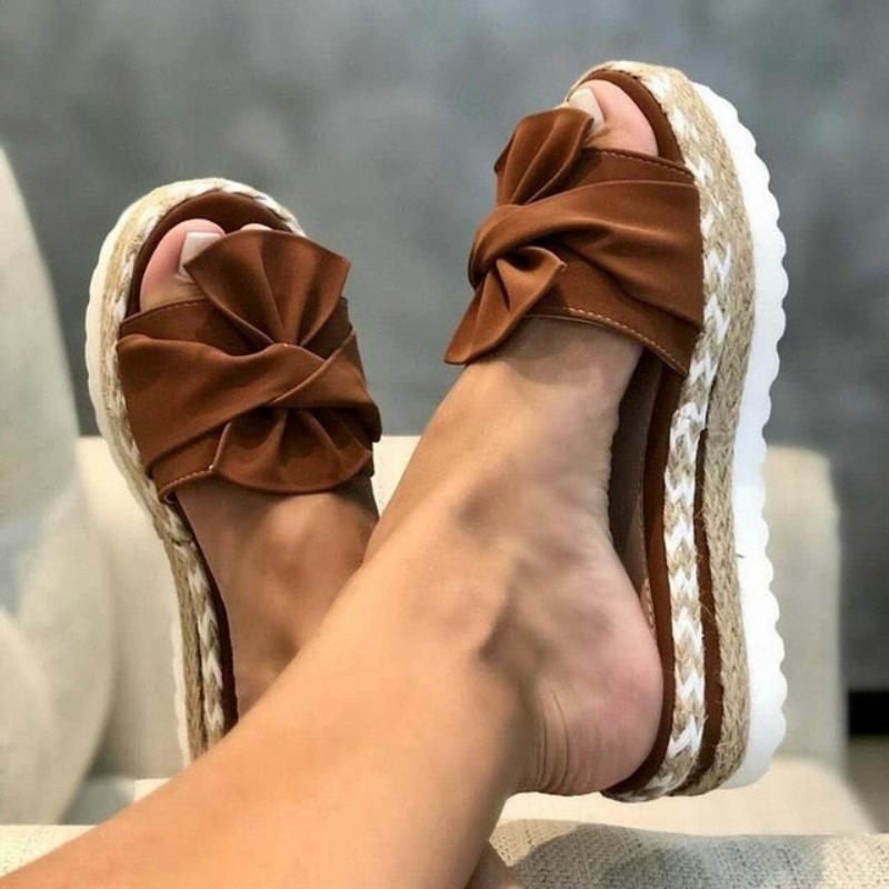 Fashion Slippers with Thick Platform - Necessary Clothing