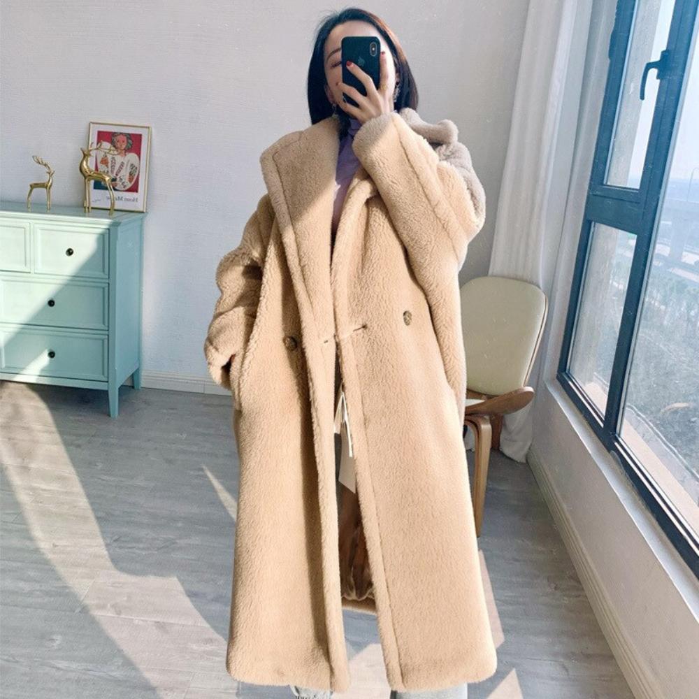 Faux Fur Teddy Loose Coat - Necessary Clothing