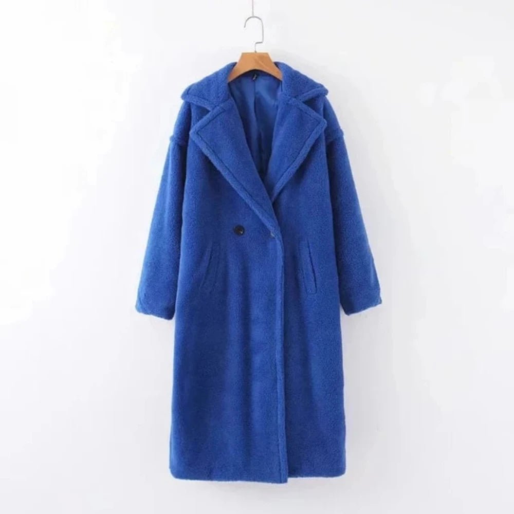 Faux Fur Teddy Loose Coat - Necessary Clothing