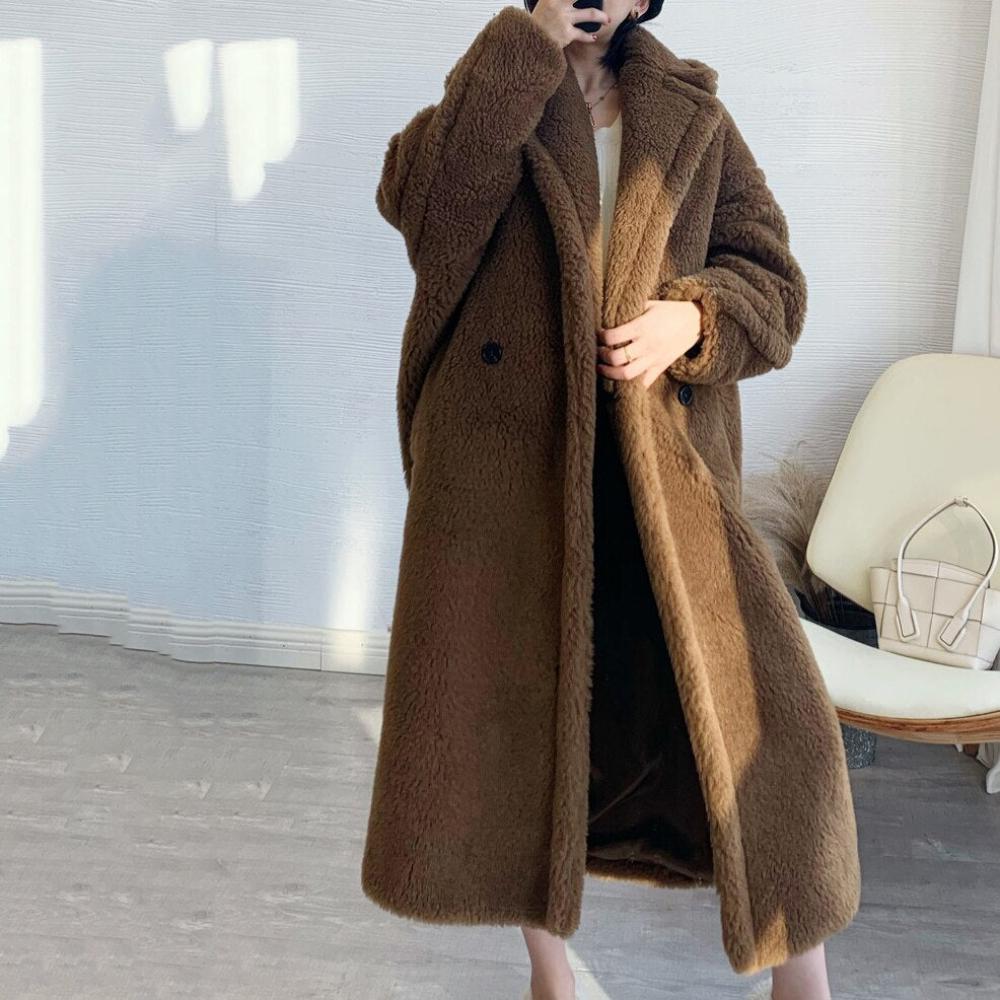 Faux Fur Teddy Loose Coat - Necessary Clothing