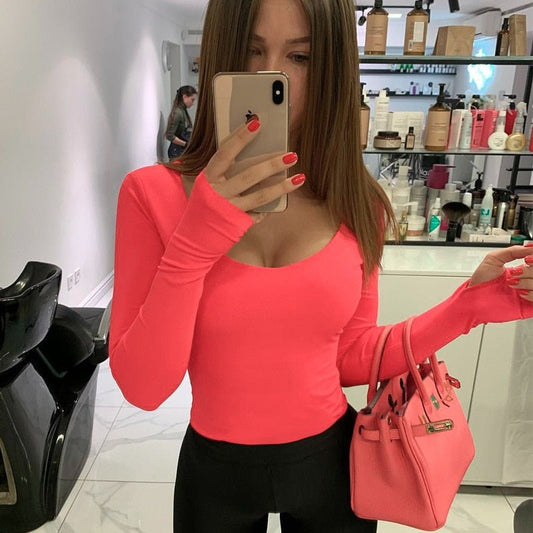 Long Sleeve Streetwear Style Bodycon - Necessary Clothing