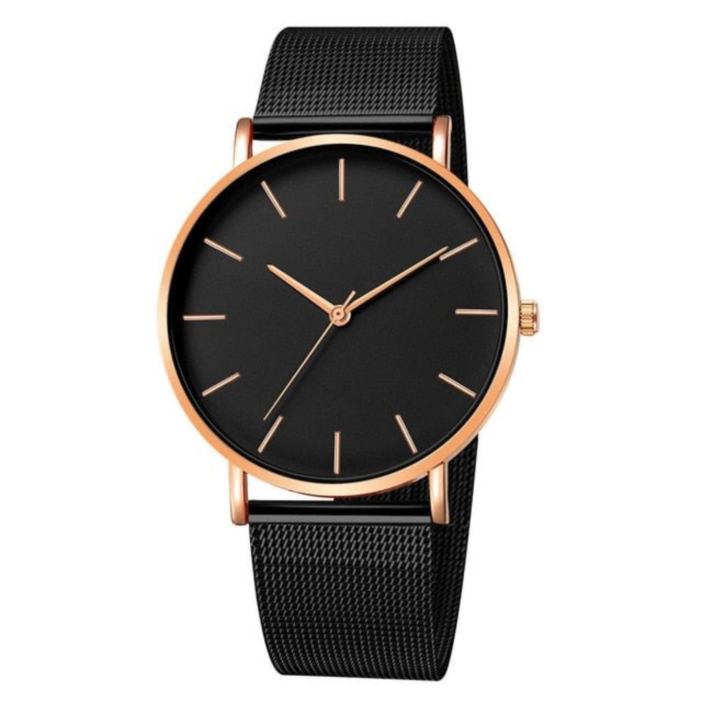 Mesh Belt Ultra - Thin Fashion Luxury Wrist Watch - Necessary Clothing