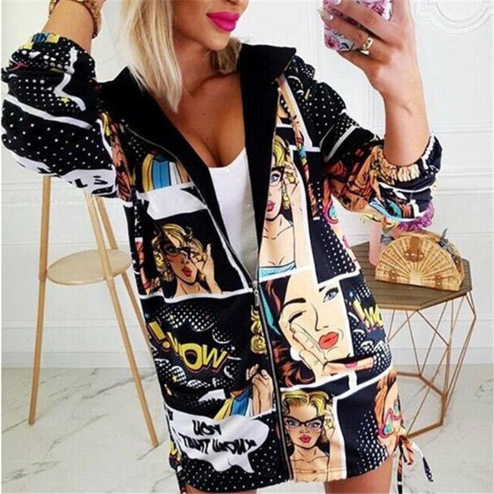 Zipper Loose Long Jacket Long Sleeve - Necessary Clothing Store