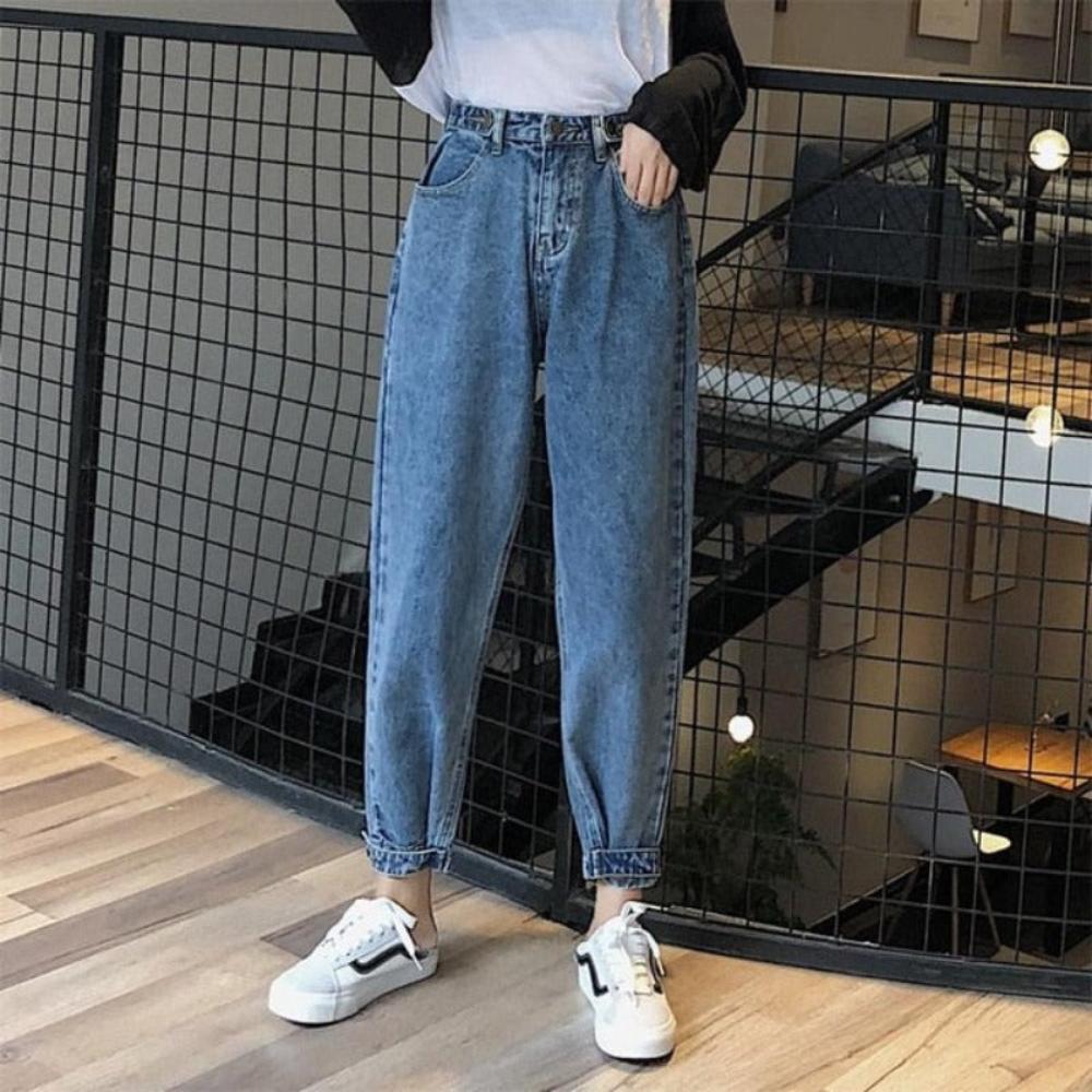 Harem Casual Denim Boyfriends Ripped Jeans - Necessary Clothing Store