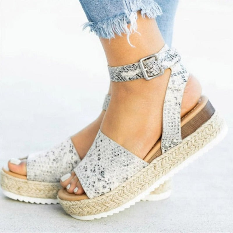 Soft Leather Platform Wedges - Necessary Clothing Store