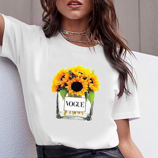 Vogue O-neck T-shirt - Necessary Clothing Store