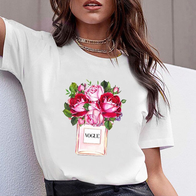 Vogue O-neck T-shirt - Necessary Clothing Store