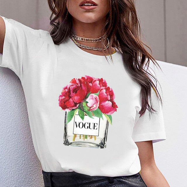 Vogue O-neck T-shirt - Necessary Clothing Store