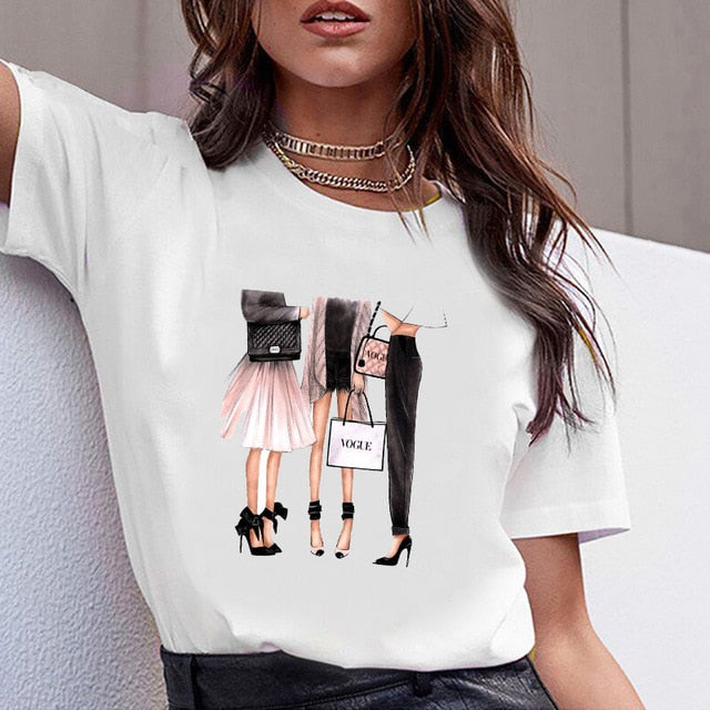 Vogue O-neck T-shirt - Necessary Clothing Store