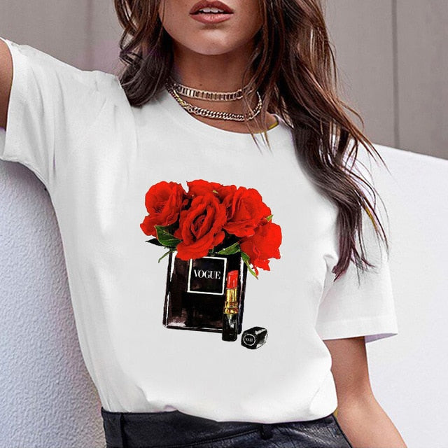 Vogue O-neck T-shirt - Necessary Clothing Store