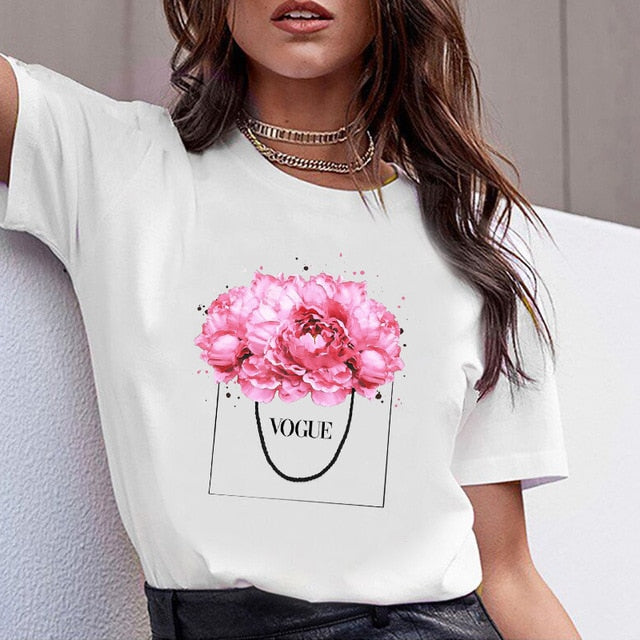Vogue O-neck T-shirt - Necessary Clothing Store
