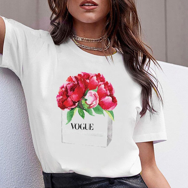 Vogue O-neck T-shirt - Necessary Clothing Store