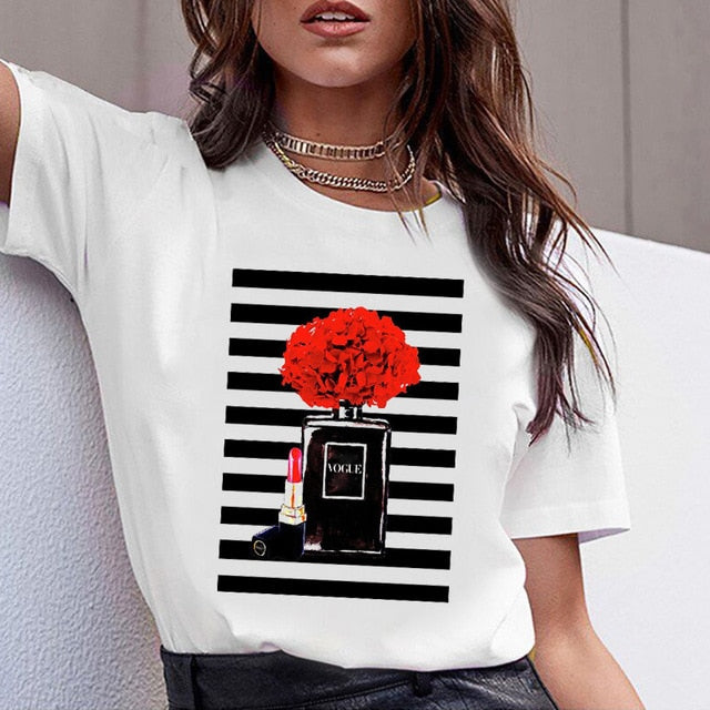 Vogue O-neck T-shirt - Necessary Clothing Store