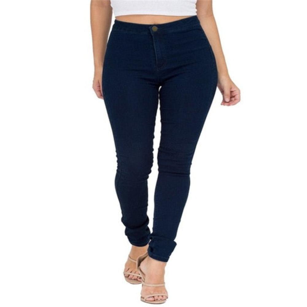 Slim Skinny High Waist Denim Pencil Stretch Jeans - Necessary Clothing Store