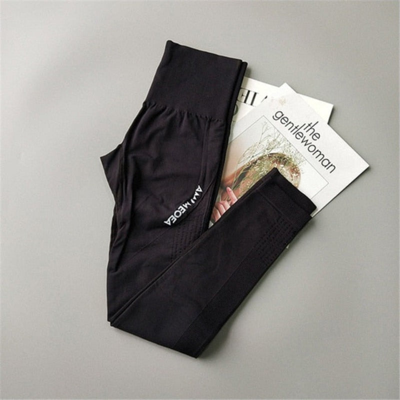 Seamless Fitness Tummy Control Gym High Waist Skinny Leggings - Necessary Clothing Store