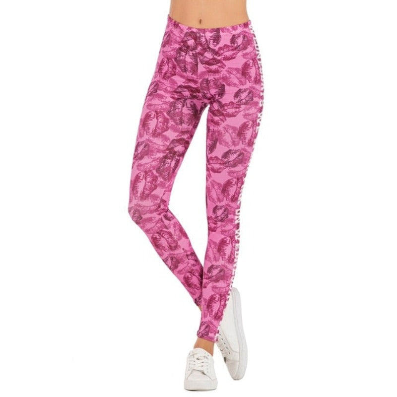 Fluorescent Tree Slim High Waist Leggings - Necessary Clothing Store