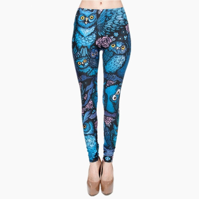 Printing Slim High Waist Leggings - Necessary Clothing Store