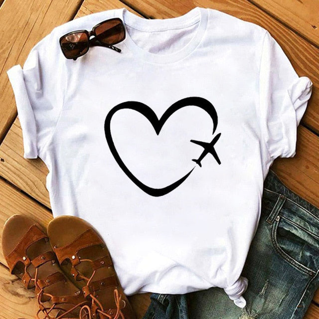 Cartoon T-shirt Short Sleeve - Necessary Clothing Store