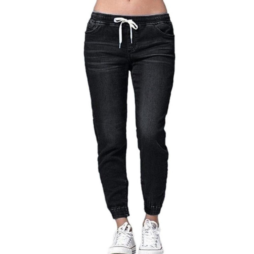 Pencil High Waist Full Length Loose Cowboy Jeans - Necessary Clothing Store