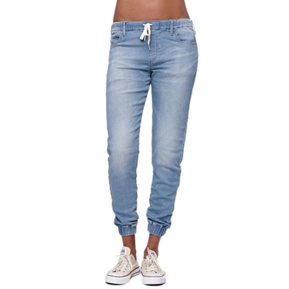 Pencil High Waist Full Length Loose Cowboy Jeans - Necessary Clothing Store
