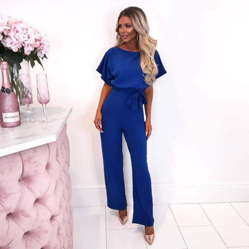 Jumpsuit Romper Lace-up Short Sleeve - Necessary Clothing Store