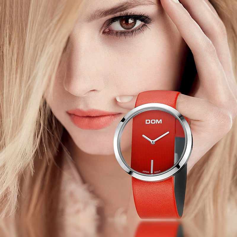 Luxury Fashion Casual Quartz Leather Strap Elegant Wrist Watch - Necessary Clothing Store